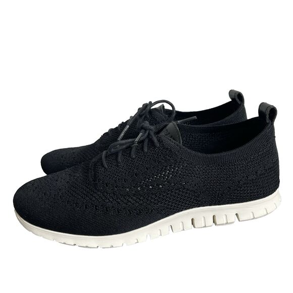 Cole Haan Women's Originalgrand Stitchlite Wing Tip Oxford Knit Shoes 9.5 B - Picture 1 of 13